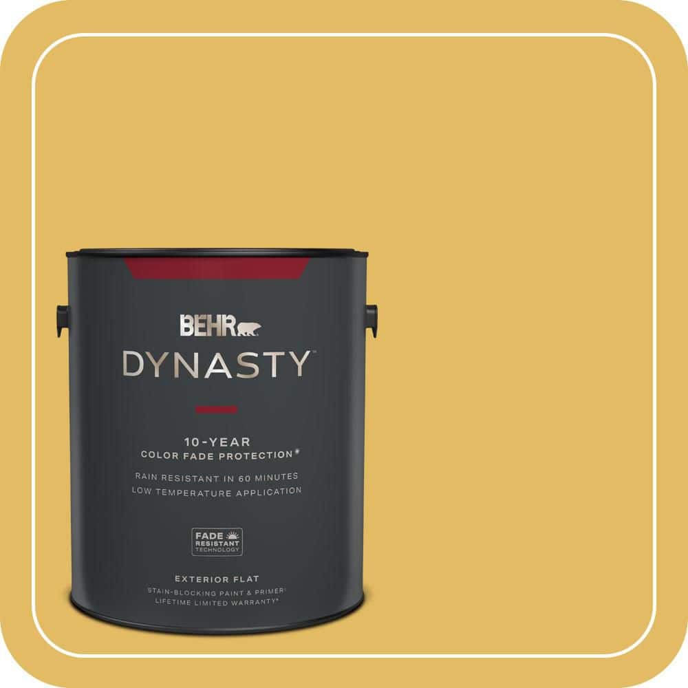 1 gal. #MQ4-12 Dandelion Wish Flat Exterior Stain-Blocking Paint & Primer price history on PriceWatchPro