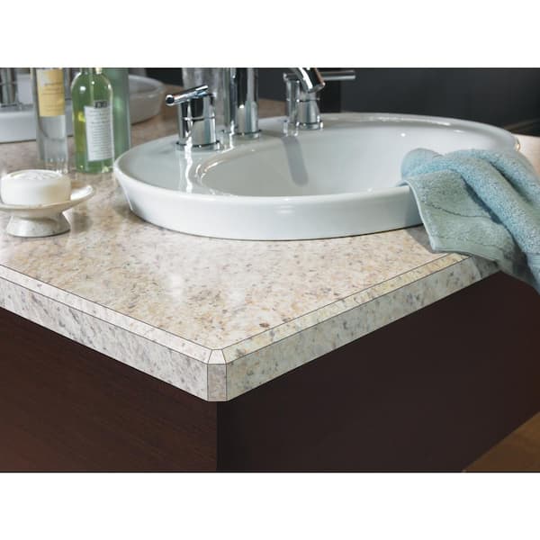 4 ft. x 8 ft. Laminate Sheet in Ivory Kashmire with Matte Finish