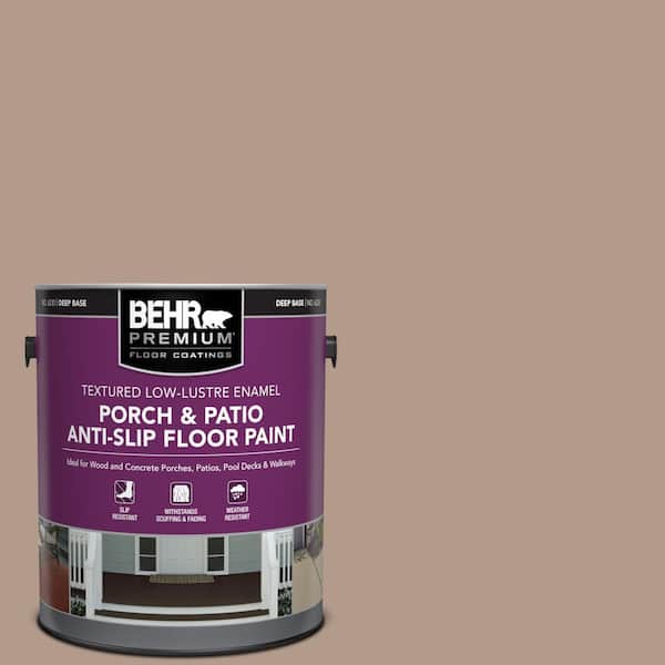 1 gal. #SC-160 Rose Beige Textured Low-Lustre Enamel Interior/Exterior Porch and Patio Anti-Slip Floor Paint