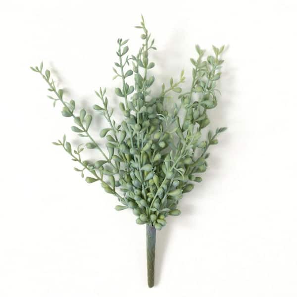 SULLIVANS 14.5 in. Green Indoor Artificial Baby Tears Flower Pick