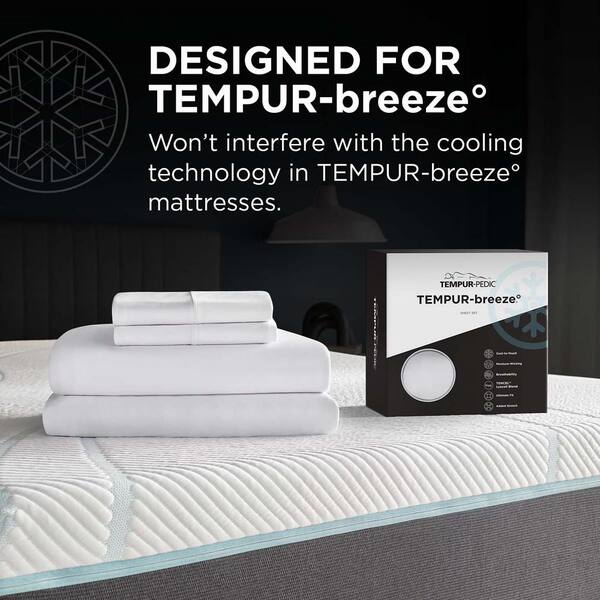 Tempur-Pedic TEMPUR-Breeze Blue Cooling Queen Sheet Set 40103251