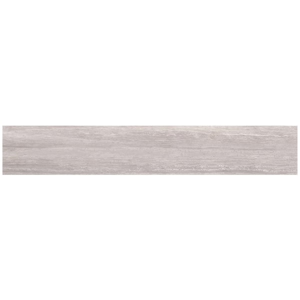 Ivy Hill Tile Atlanta Taupe 3.75 in. x 23.7 in. Matte Porcelain Bullnose Tile Trim (0.61 sq. ft./Each)