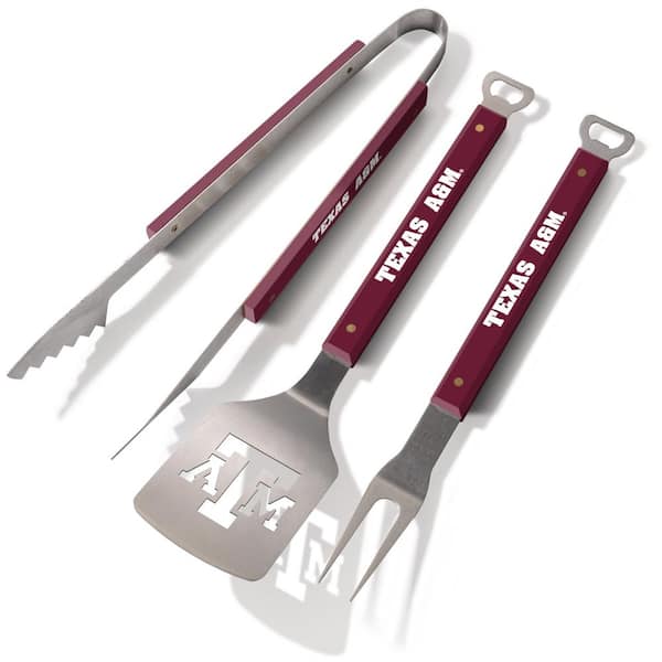 YouTheFan NCAA Texas A&M Aggies Spirit Series 3-Piece BBQ Set
