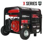 13,000/10,500-Watt 500 cc Electric Push Start Gas Portable Home Power Back Up Generator with CO Alert