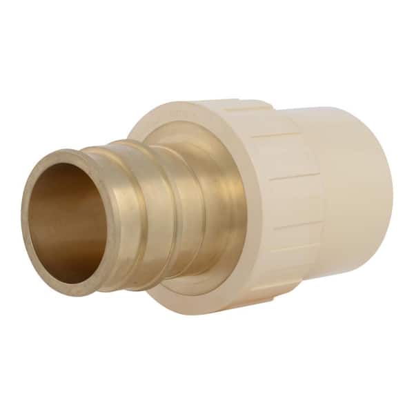 2 in. PEX-A Brass Expansion X 2 in. CPVC Adapter (2-Pack)