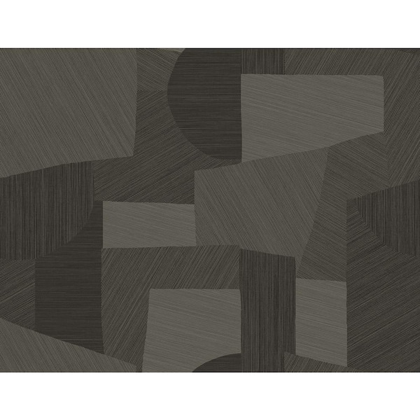 Seabrook Designs 60.75 sq. ft. Metallic Pavestone Lahti Embossed Vinyl Unpasted Wallpaper Roll