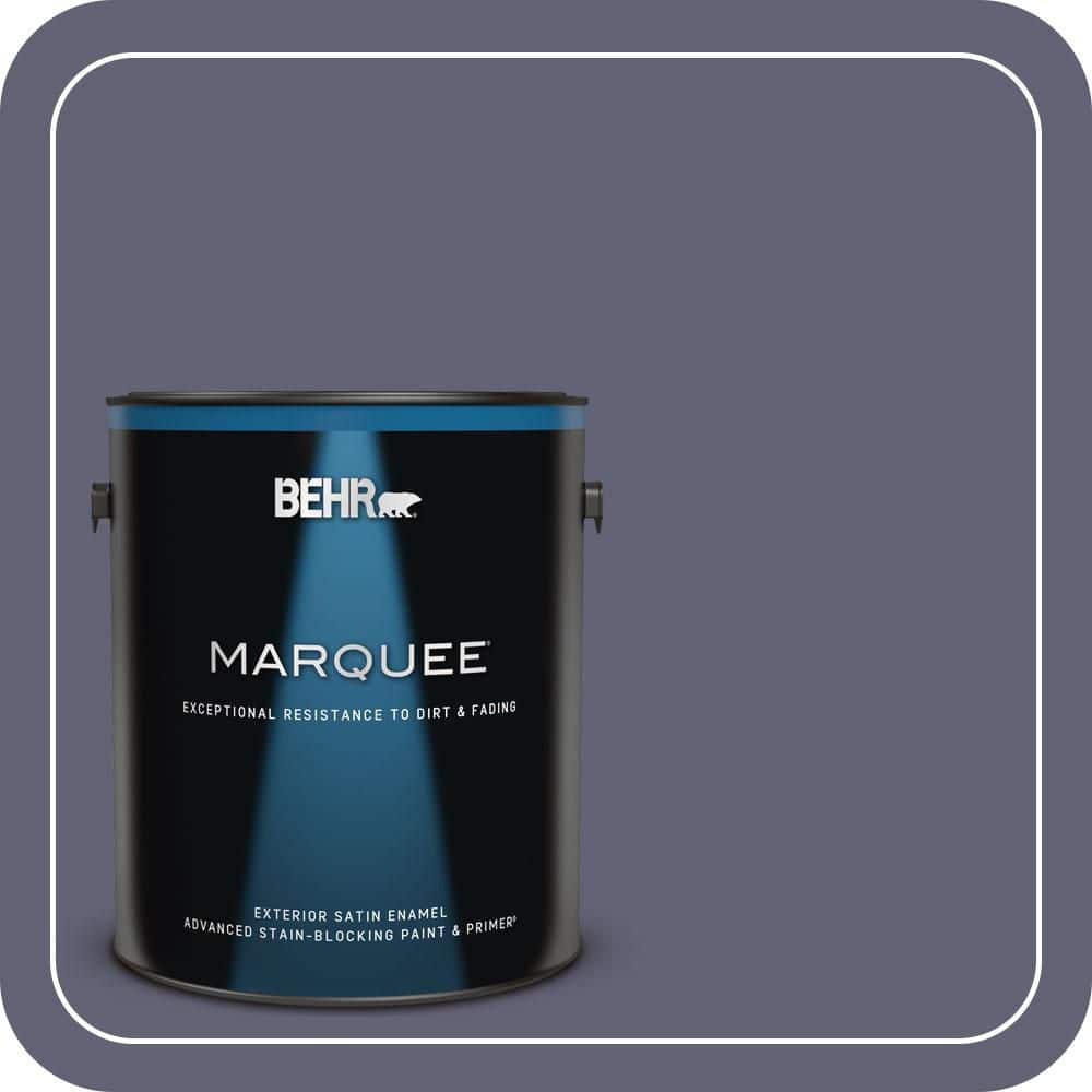 1 gal. #620F-6 Purple Orchid Satin Enamel Exterior Paint & Primer product image for price tracking
