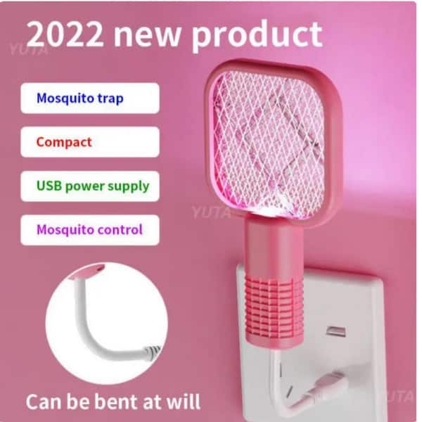 ITOPFOX Indoor Mosquito Racket Killer Fly Swatter For Camping