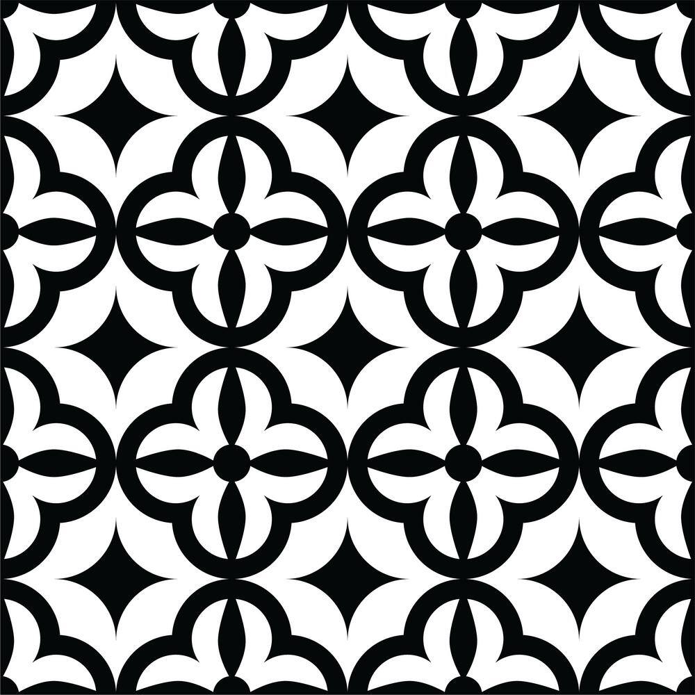 Black B1 4 in. x 4 in. Vinyl Peel and Stick Tile (24 Tiles, 2.67 sq. ft./Pack) price history on PriceWatchPro