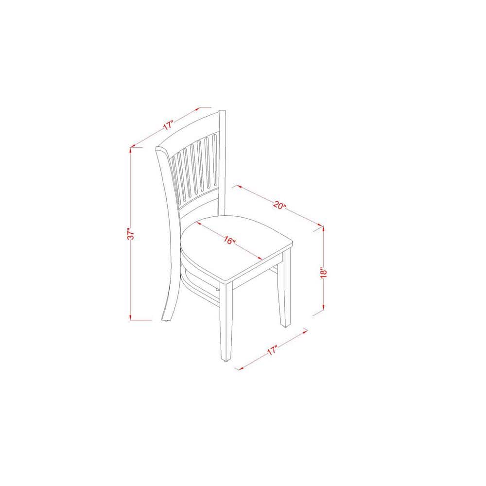 Linen White 7-Piece Oval Dining Table Set with Slatted Back Chairs