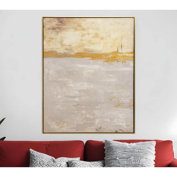 1 Piece Floater Frame Graphic Print Abstract 52.00 in. x 42.00 in.