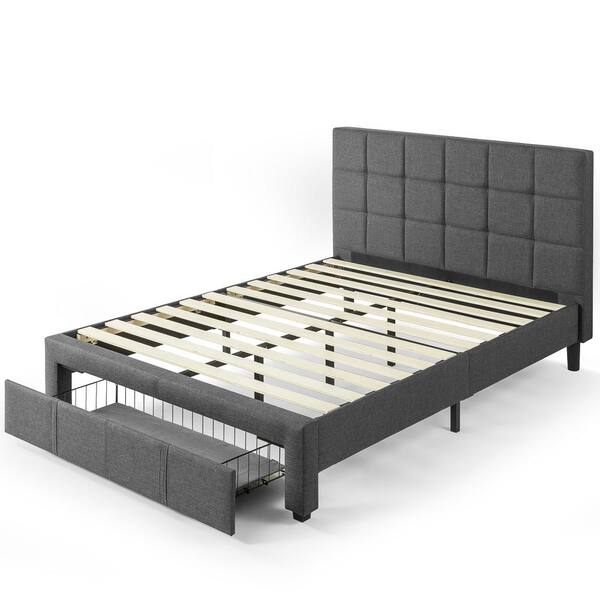 Zinus Lottie Platform Bed with Storage Drawer Queen BrickSeek