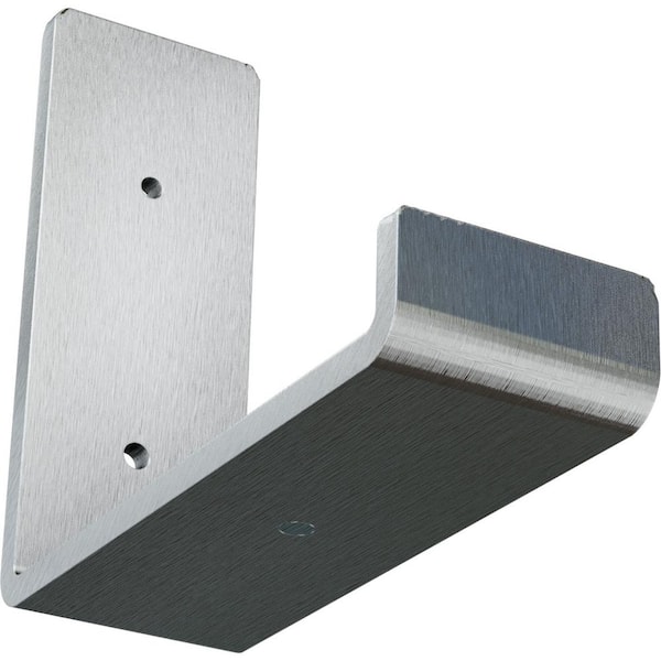 Ekena Millwork 2 in. x 5 1/2 in. x 6 in. Unfinished Steel Hanging Shelf Bracket