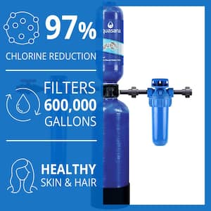 Rhino Series 4-Stage 600,000 gal Whole House Water Dispenser Filtration System with 20 in. Pre-Filter