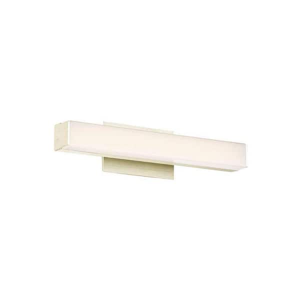 WAC Lighting Brink 12 in. Brushed Brass LED Vanity Light Bar and Wall Sconce, 2700K