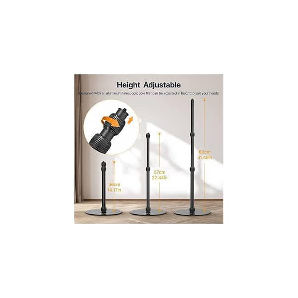Vrbgify LS09 Floor Stand Adjustable 16.5-34.6 in. Aluminum