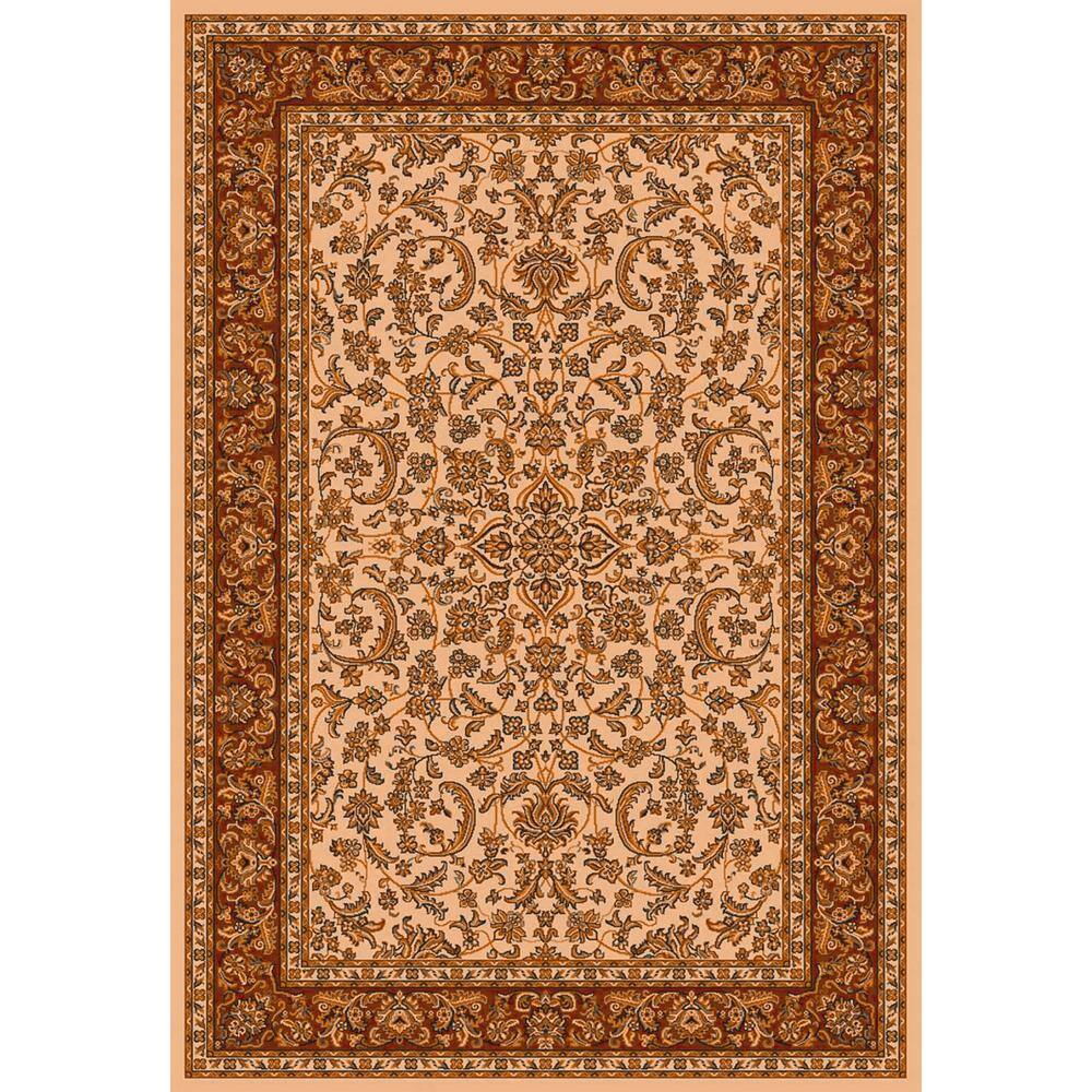 Noble Ivory 8 ft. x 12 ft. Traditional Floral Oriental Area Rug price history on PriceWatchPro