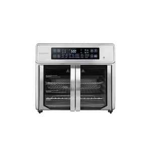 LNC 1750W/34 QT Stainless Steel Air Fryer Oven 19.5-in Cord Length