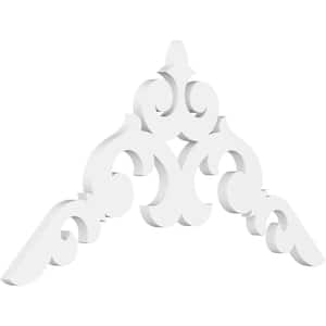 1 in. x 36 in. x 18 in. (12/12) Pitch Kendall Gable Pediment Architectural Grade PVC Moulding
