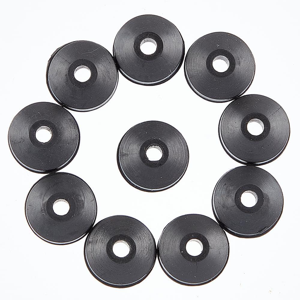 1/4L 19/32 in. Beveled Rubber Washers (10-Pack) in Black price history on PriceWatchPro