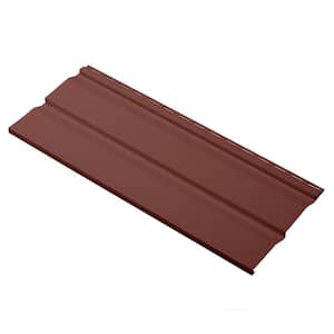 Take Home Sample Dimensions Double 4.5 in. x 24 in. Dutch Lap Vinyl Siding in Russet Red