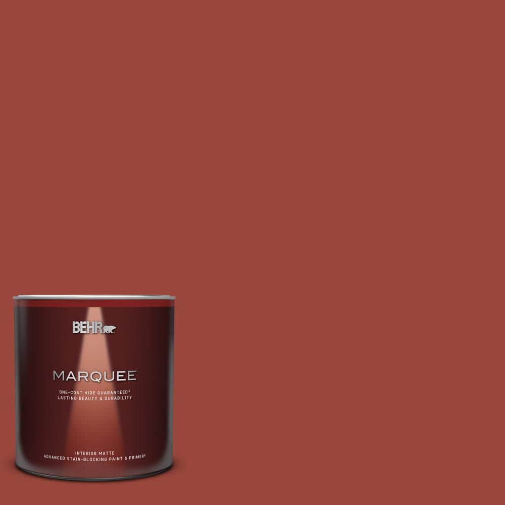 1 qt. #S-H-190 Antique Red Matte Interior Paint & Primer