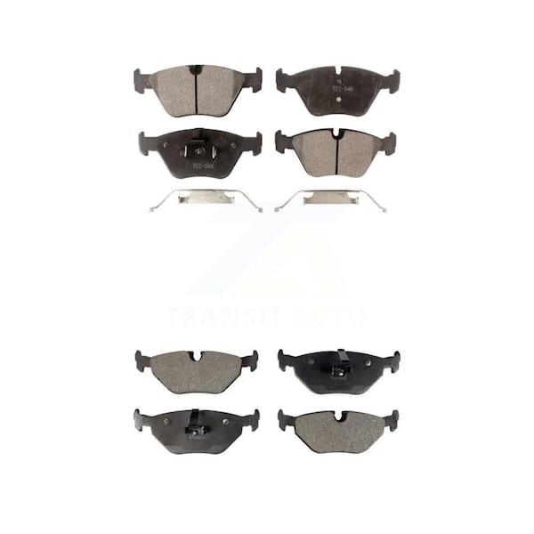 TEC Front Rear Ceramic Brake Pads Kit For 2006-2008 BMW Z4 Roadster 3.0si Coupe KTC-100494