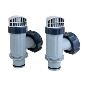 Above Ground Pool Plunger Valves with Gaskets and Nuts Replacement Part