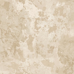 Italian Textures 2 Beige/Taupe Distressed Texture Design Non-Pasted Vinyl Non-Woven Wallpaper Roll (Covers 57.75 sq.ft.)