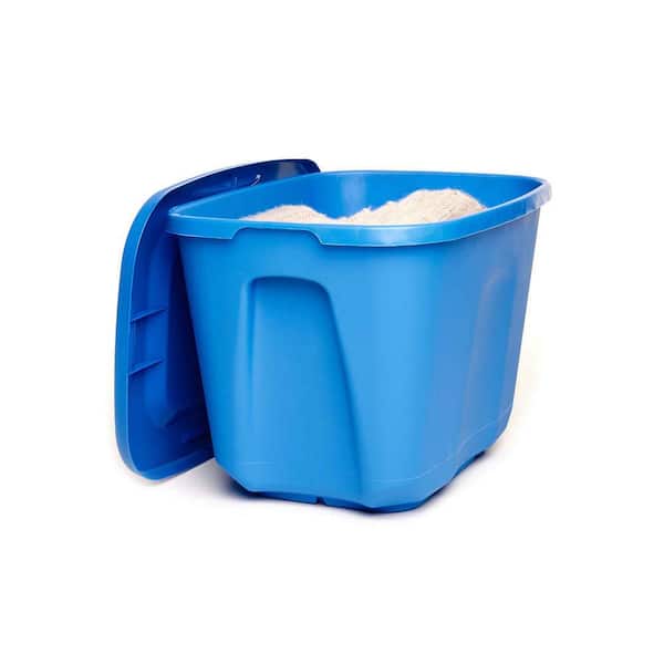 HOMZ 10 Gallon Heavy Duty Plastic Storage Container, Capri Blue (4 Pack), 1  Piece - Kroger