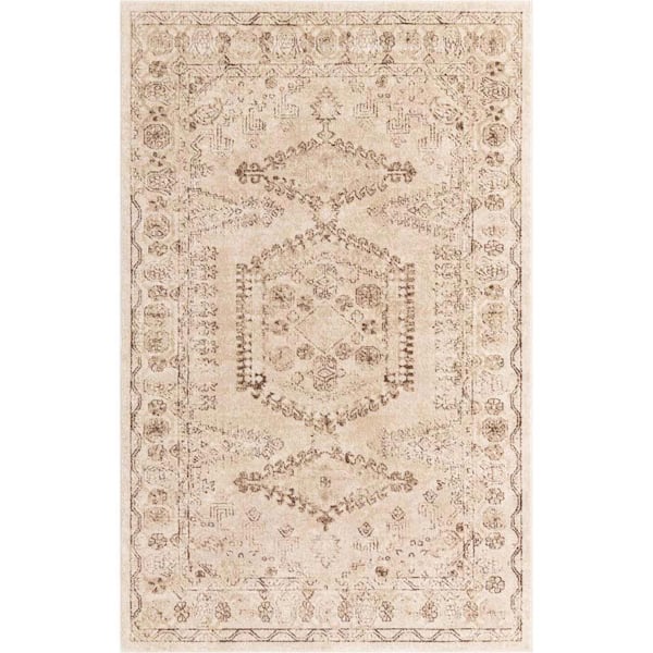 Unique Loom Utopia Larissa Beige 5' 0 x 8' 0 Area Rug 3146609 - The ...