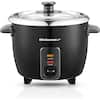 Elite Gourmet ERC006SS 6-Cup Electric Rice Cooker with 304 Surgical Grade  Stainless Steel Inner Pot, Makes Soups, Stews, Porridges, Grains and
