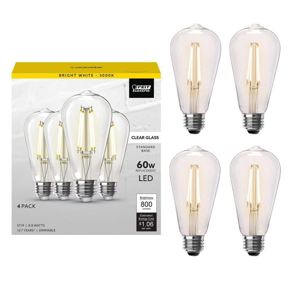ヴィンテージ電球　４個セット 東谷 LED電球 E26 26口径 4W 2個セット LED エジソン電球 電球 電球