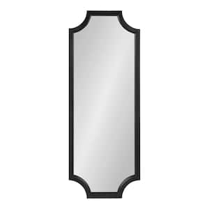 Large Rectangle Black Contemporary Mirror (47.75 in. H x 17.75 in. W)