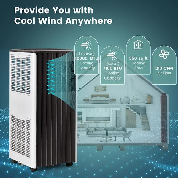  ZAFRO 10,000 BTU Portable Air Conditioners Cools up to