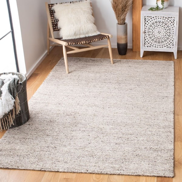 Himalaya Brown Doormat 2 ft. x 4 ft. Solid Color Area Rug