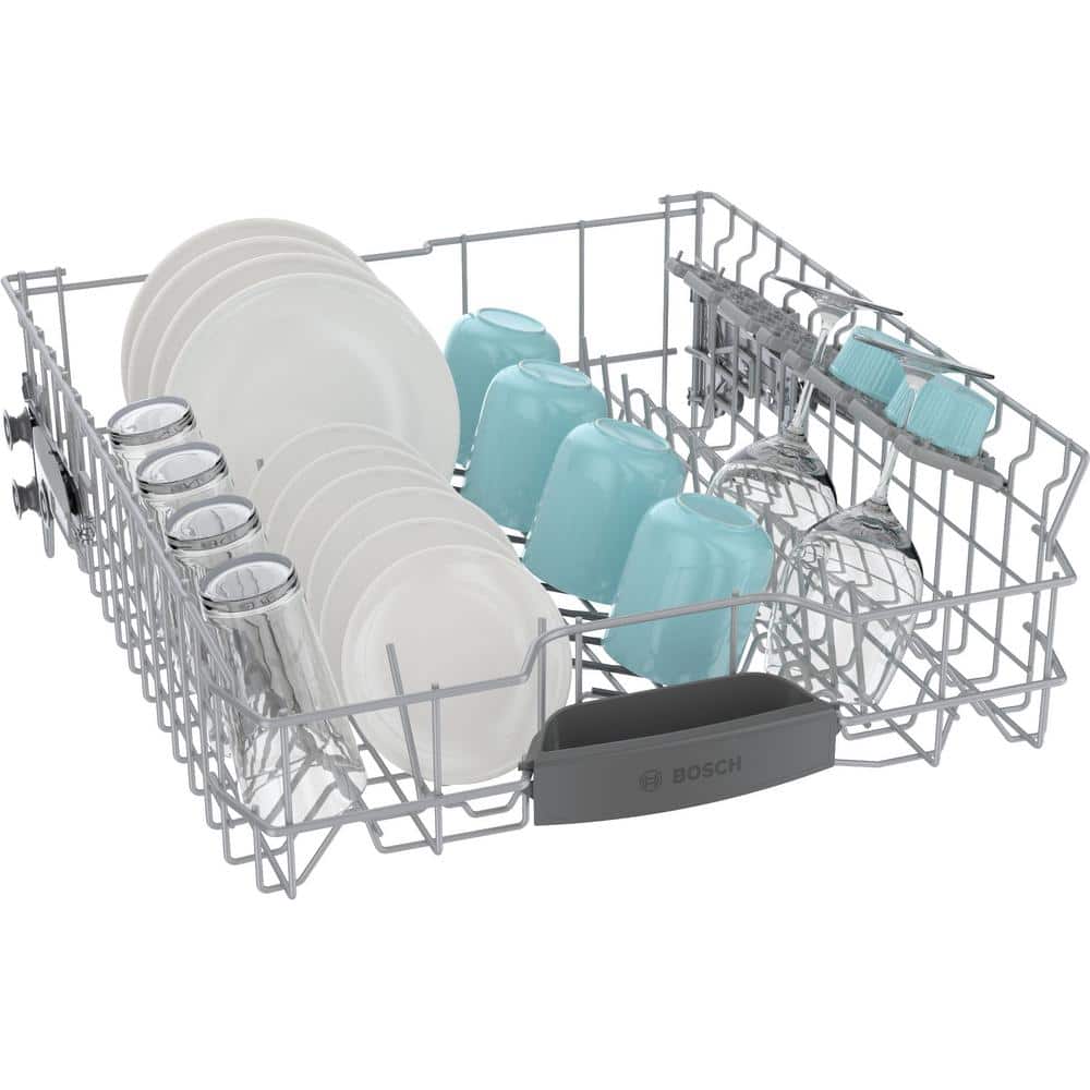 24" Stainless Steel Built-In Dishwasher with Front Control and 3rd Rack