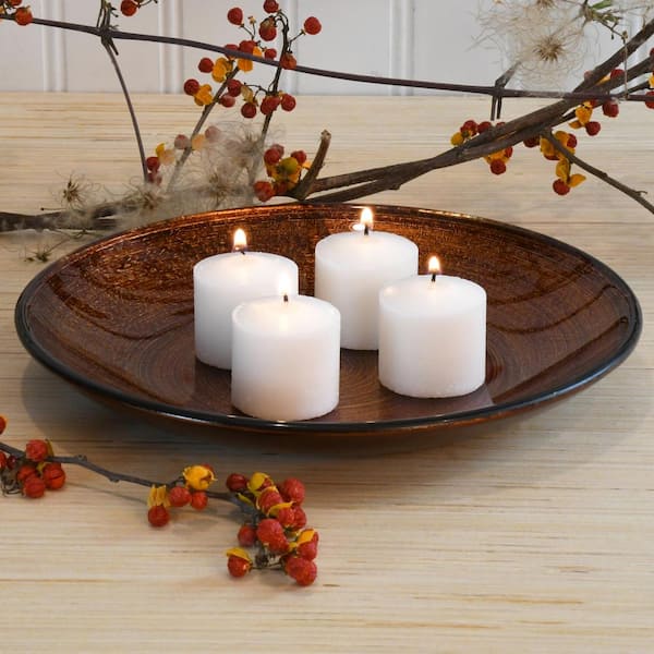Red Votive Candles 10 Hour Burn Holiday & Home Decoration Made  USA set of 12 