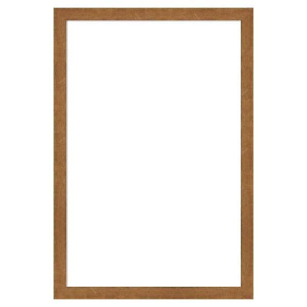 Amanti Art Carlisle Blonde Narrow 13 in. x 19 in. Wood Framed Dry Erase Magnetic Memo Board