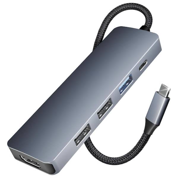 5-in-1 100-Watt USB Hub with 4K HDMI, Fast Transfer