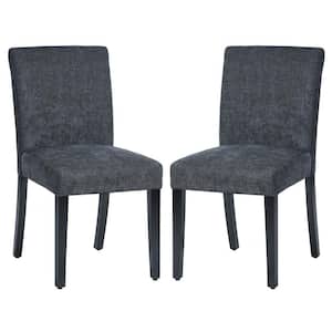 Lowe Black Upholstered Dining Chairs (Set of 2)