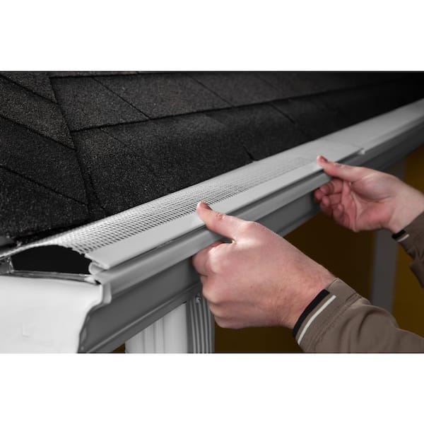 5 in. x 4 ft. Armour Screen Lock-On Gutter Guard (25/Pro-Pack) 5 in. x 4 ft. Armour Screen Lock-On Gutter Guard (25/Pro-Pack)