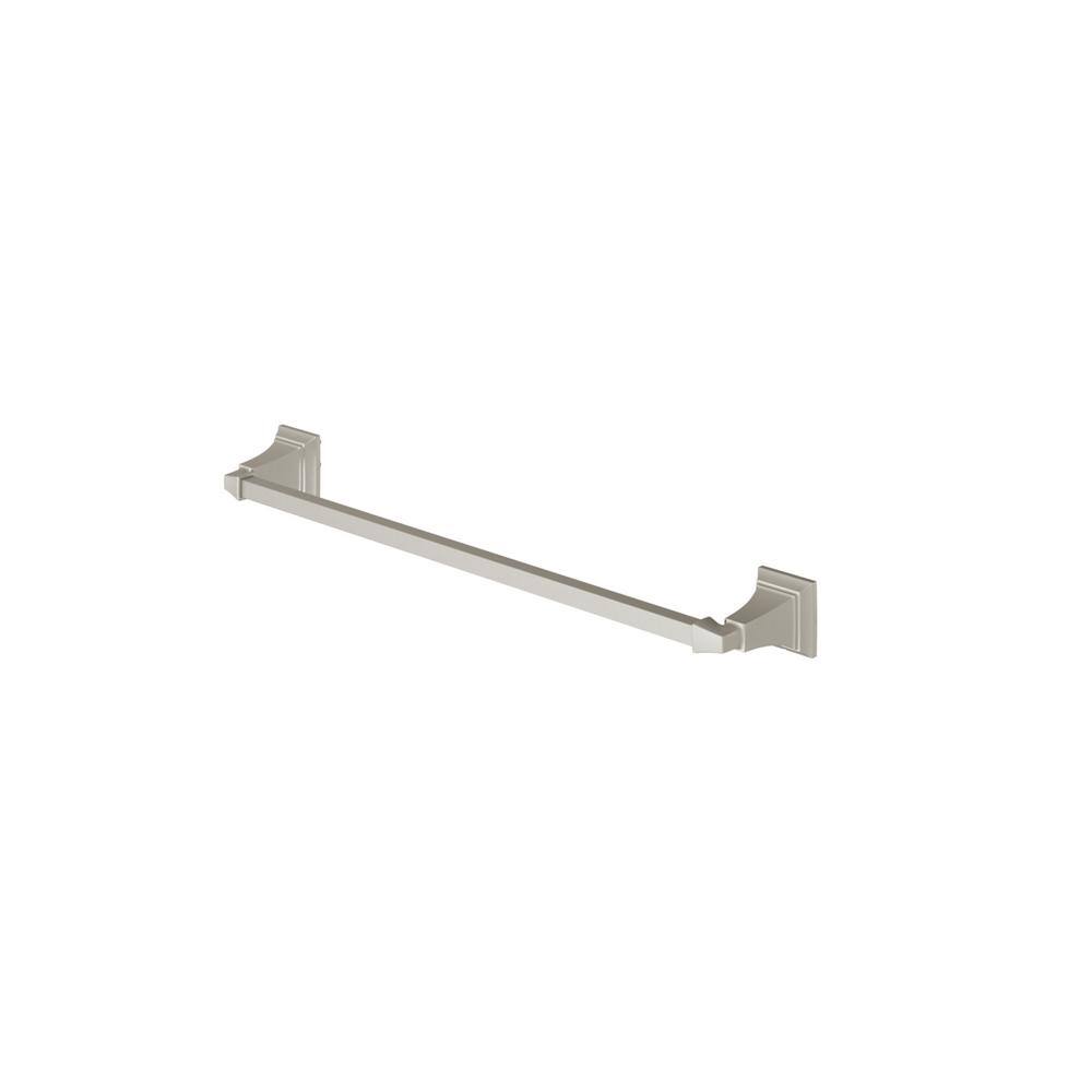 Brushed Nickel 18-Inch Wall Mounted Towel Bar