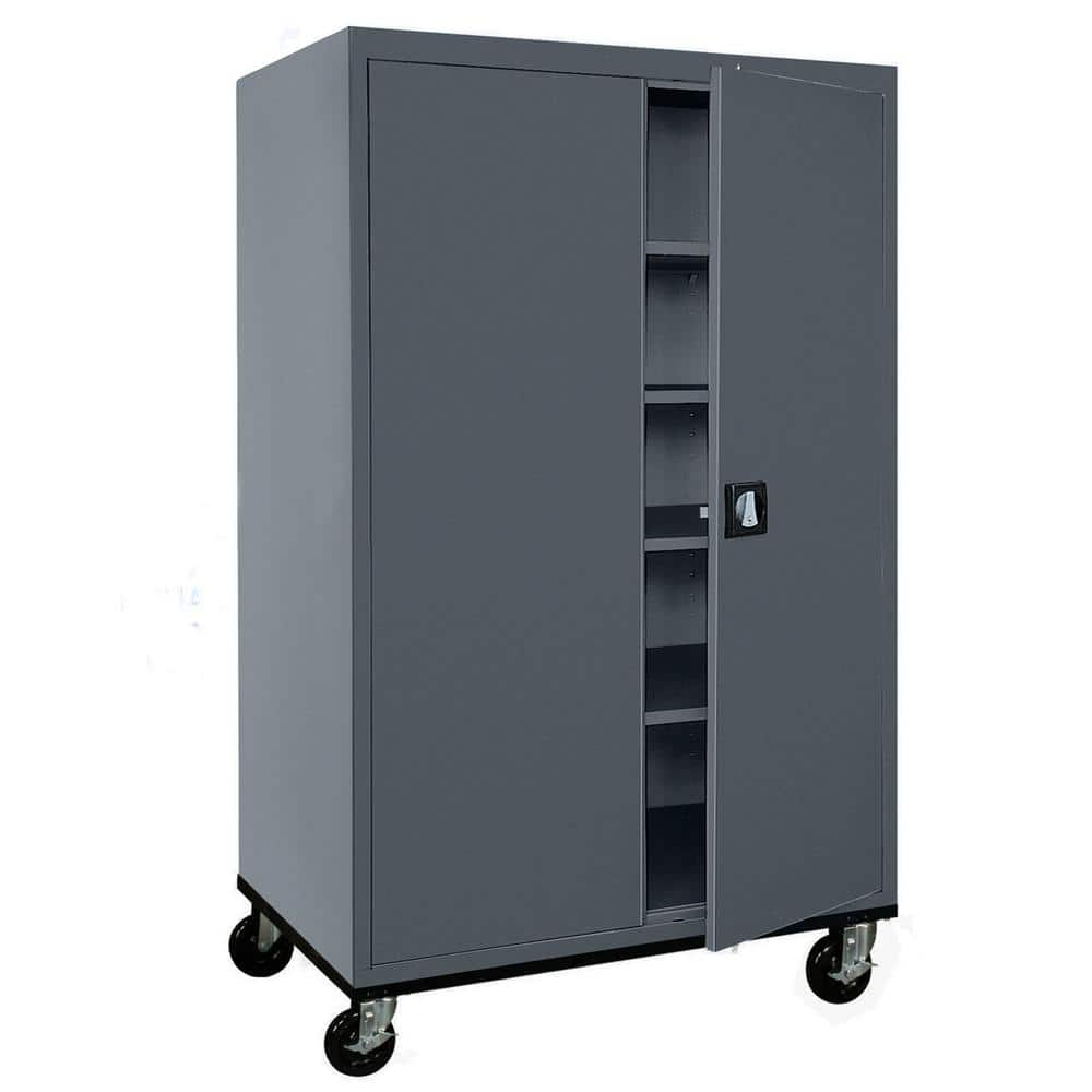 Transport Series ( 46 in. W x 78 in. H x 24 in. D ) Freestanding Cabinet in Charcoal -  Sandusky, TA4R462472-02