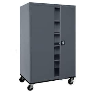 Transport Series ( 46 in. W x 78 in. H x 24 in. D ) Freestanding Cabinet in Charcoal