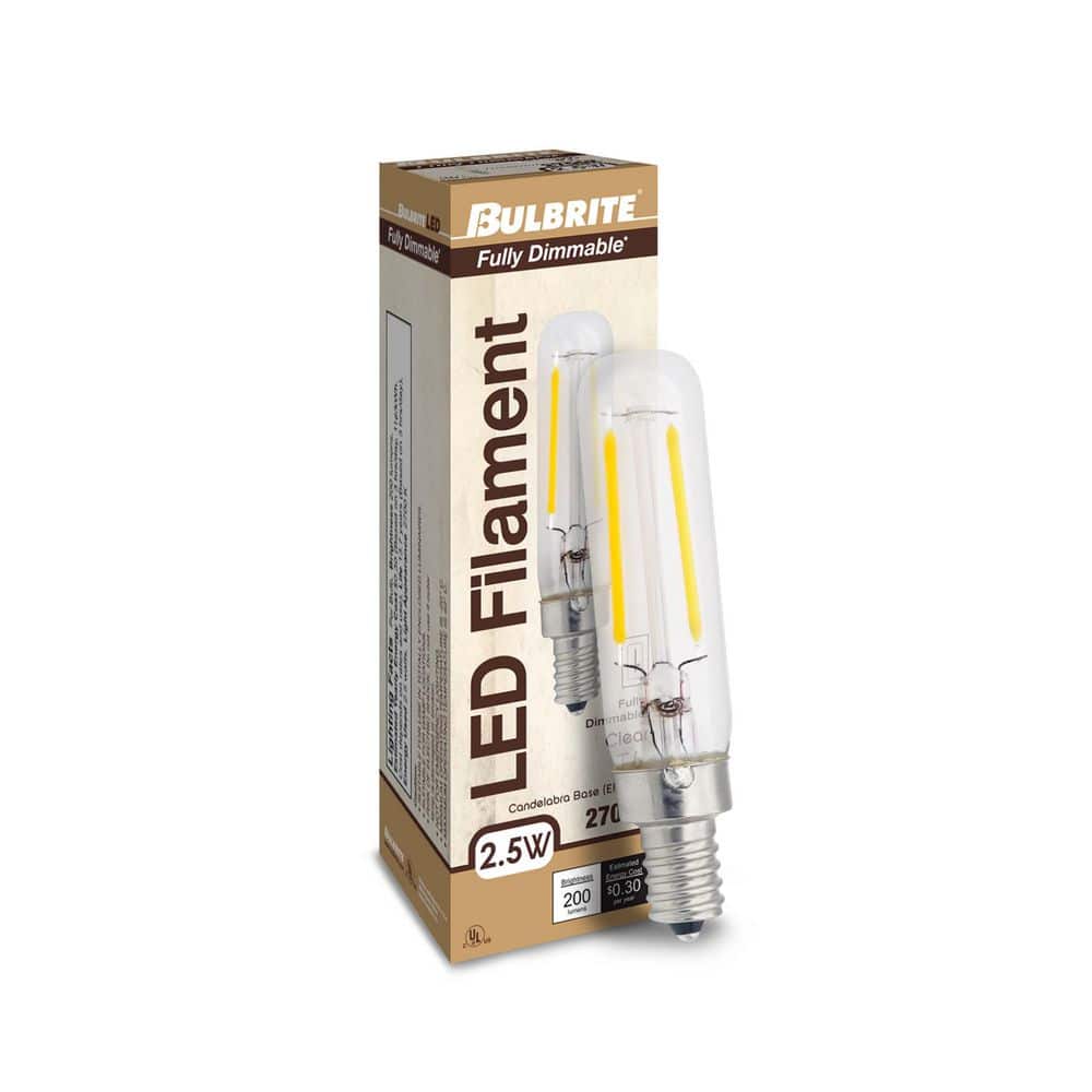 Clear 60 Watt Equivalent Dimmable LED Candelabra Bulb