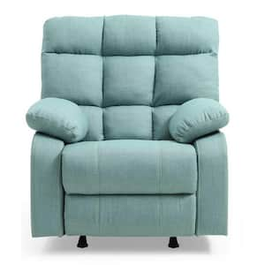 Cindy Teal Fabric Upholstery Reclining Chair