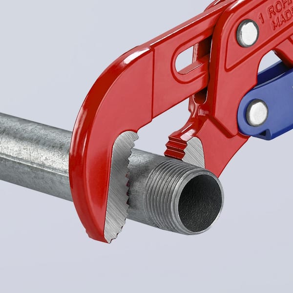 Details about   1.5 in Swedish Pattern Pipe Wrench S-Shape Heavy Duty Adjustable 45 Degree Angle 