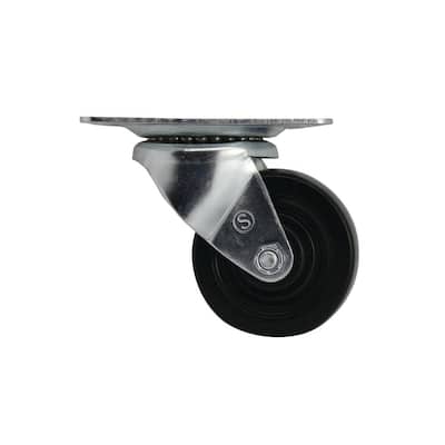 2-inch Solid Rubber Swivel castors Wheels with Threaded Wheels M8 x 15 mm 360 Degrees Black Capacity 44 lb Each 4 Pieces 2-inch Solid Rubber Swivel castors Wheels with Threaded Wheels M8 x 15 mm 360 Degrees Black Capacity 44 lb Each 4 Pieces