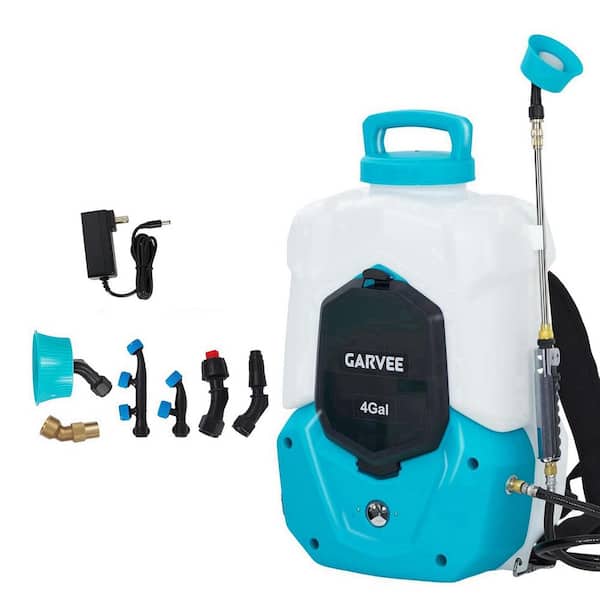 Garvee 4 gal. Backpack Sprayer, 12-Volt Battery Powered Electric